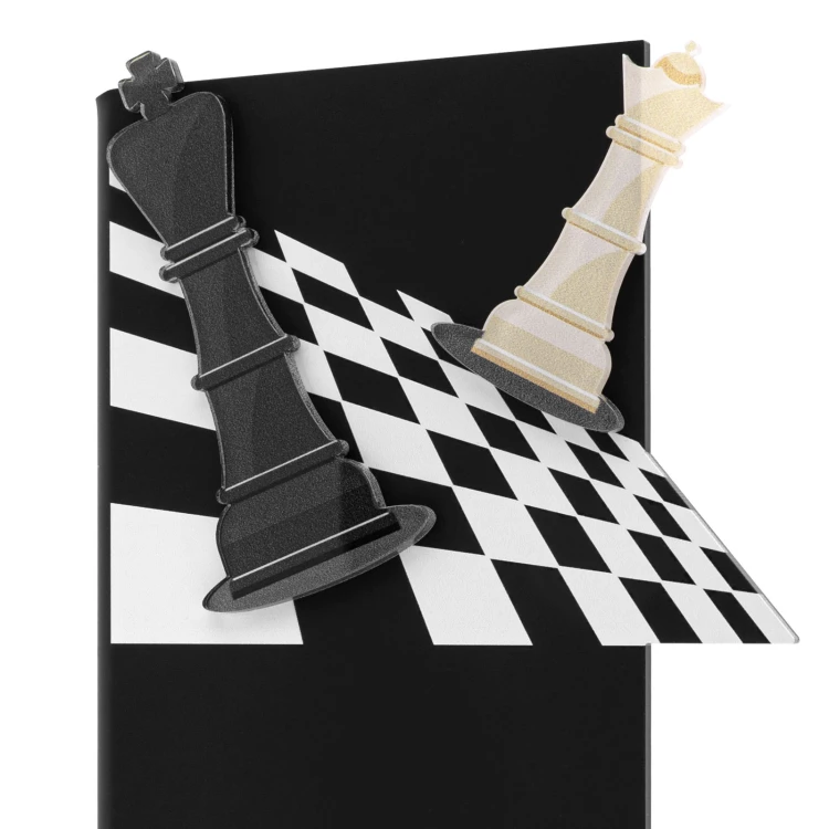 Acrylic Chess Master Statue - DTA175