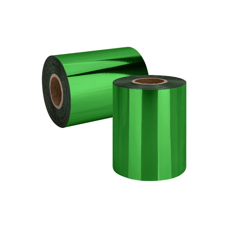 Hot stamping foil 8 cm - green - length 120m - BP208