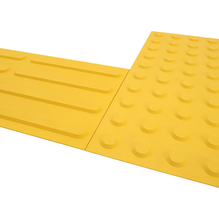 Rubber Braille board with tabs for the blind - yellow - size 600x300 mm - PB001