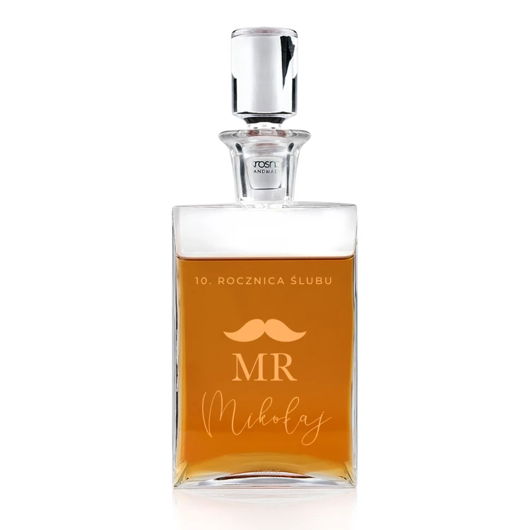 Carafe with engraving for whisky or liqueurs - CAMEL - ideal gift for various occasions - KAR057