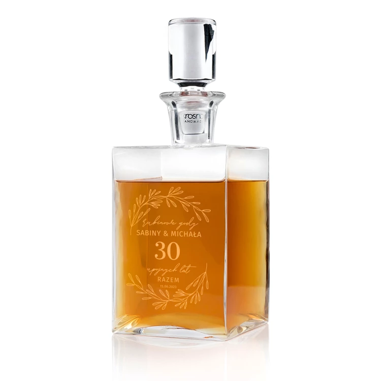Carafe with engraving for whisky or liqueurs - CAMEL - ideal gift for various occasions - KAR062
