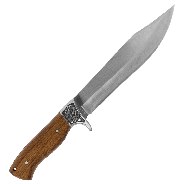 Tasman BICHENO II hunting knife with fixed head - engraving on blade and handle - NOZ001