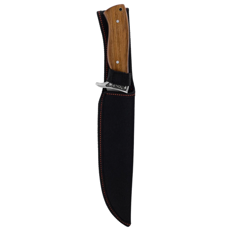 Tasman BICHENO II hunting knife with fixed head - engraving on blade and handle - NOZ001
