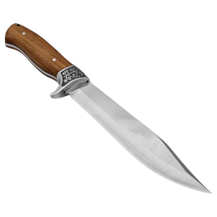 Tasman BICHENO II hunting knife with fixed head - engraving on blade and handle - NOZ001