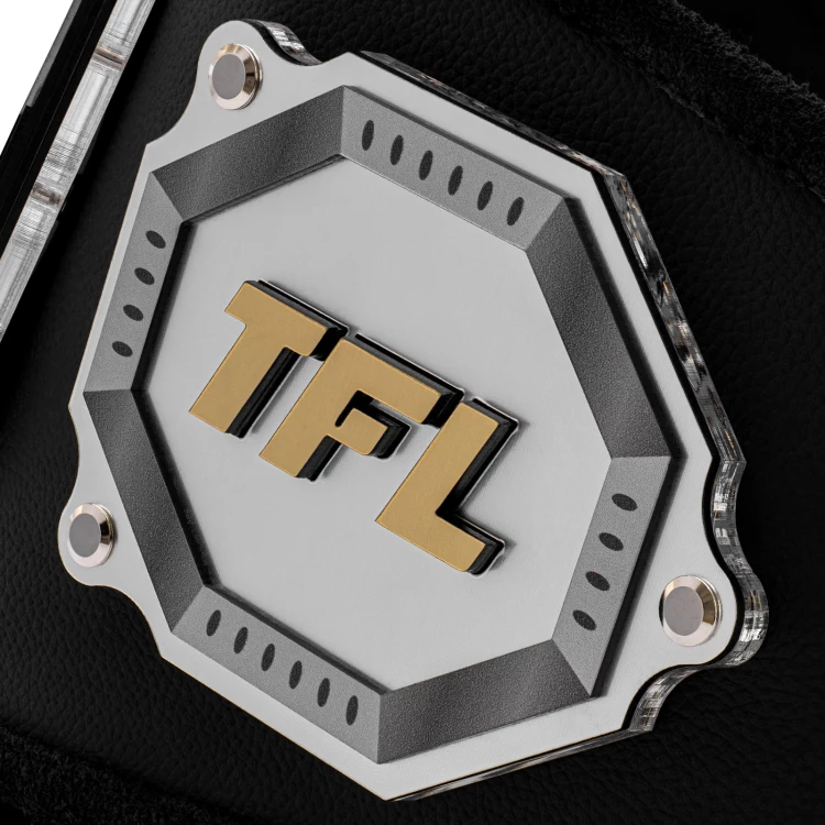 Octagon championship belt with personalisation option - unique gift for a sportsman - size 132x28,8 cm - P070