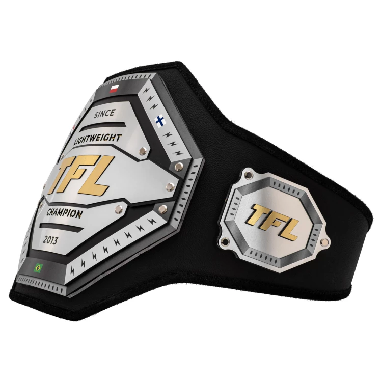 Octagon championship belt with personalisation option - unique gift for a sportsman - size 132x28,8 cm - P070