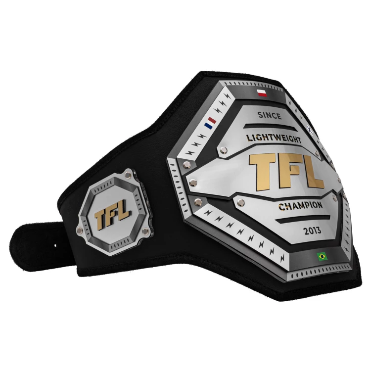 Octagon championship belt with personalisation option - unique gift for a sportsman - size 132x28,8 cm - P070