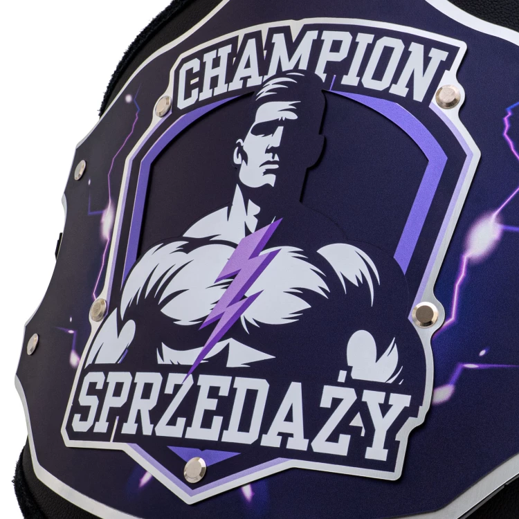 Personalisable championship belt - a unique gift for an athlete - dimensions 132x27,5 cm - P069