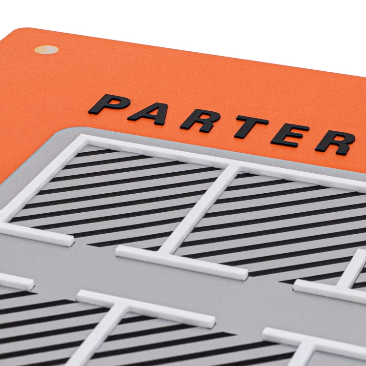 Braille typhographic plan - Hard PVC, 3D doming, laminate and acrylic - Dimension 1000x800mm - TAB639