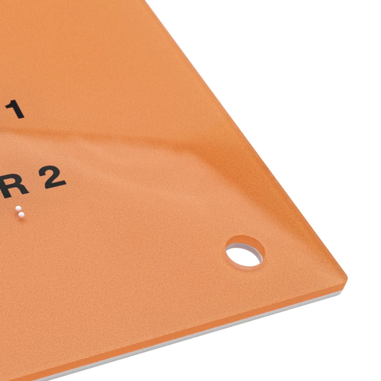 Braille plan with Braille - Hard PVC, ADA plastic and acrylic - Dimension 475x320 mm - TAB666