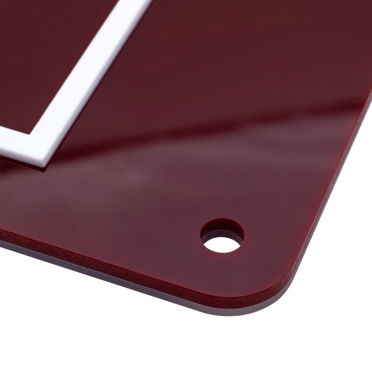 Braille plan with tile writing - ADA material, 3D doming, laminate and acrylic - Dimension 530x350 mm - TAB696