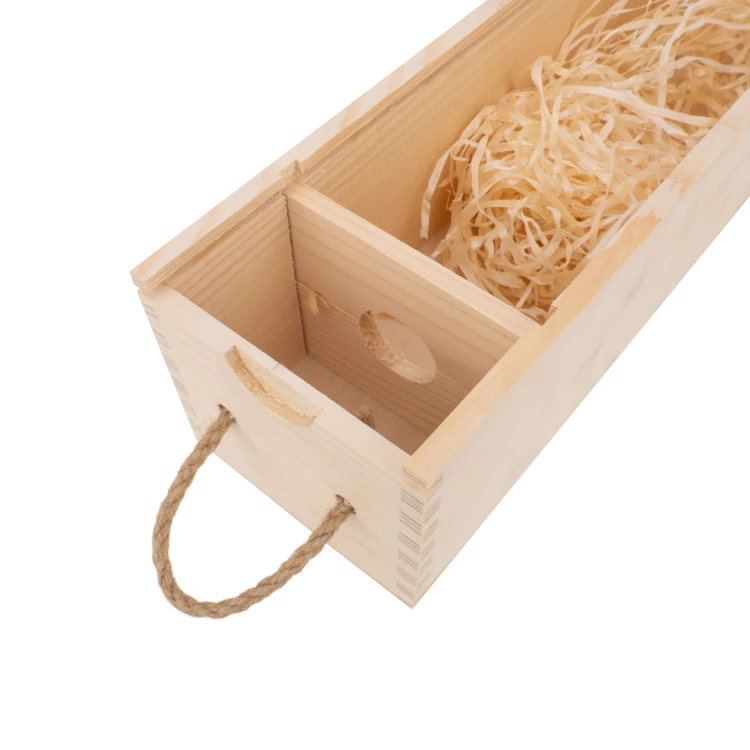 Will you be my witness? - wooden box for alcohol - dimensions 110x360mm - SK105