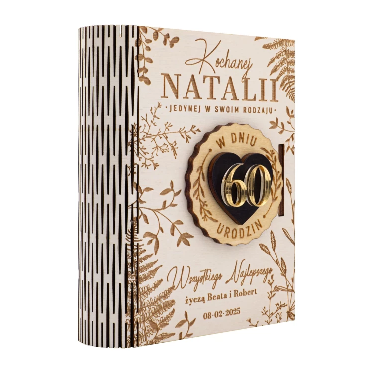 Wooden money box with your engraving - birthday gift - SNP003