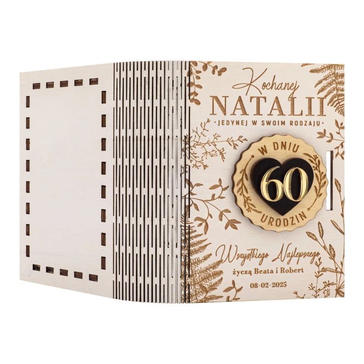 Wooden money box with your engraving - birthday gift - SNP003