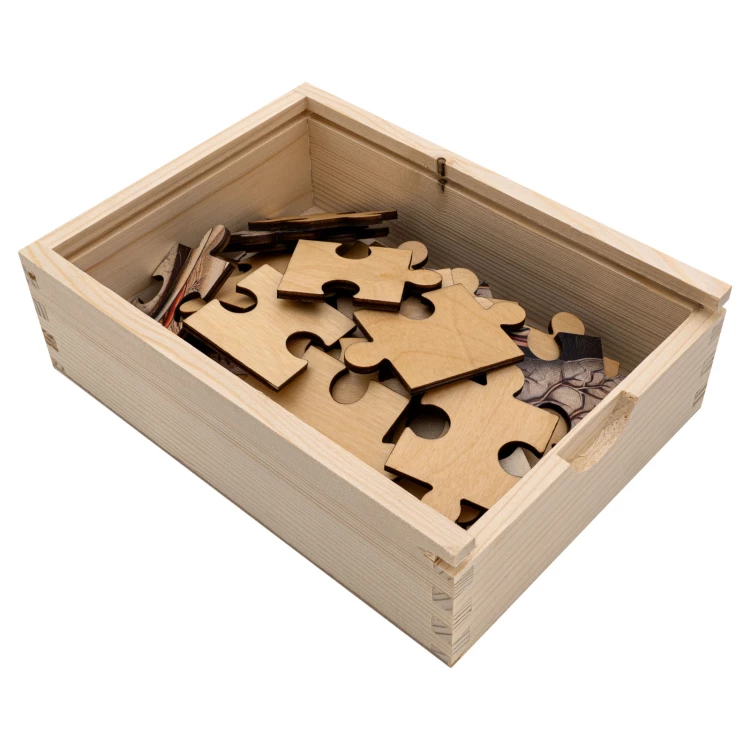 Wooden puzzle with any UV print - dimensions 289x206 mm - PZD007