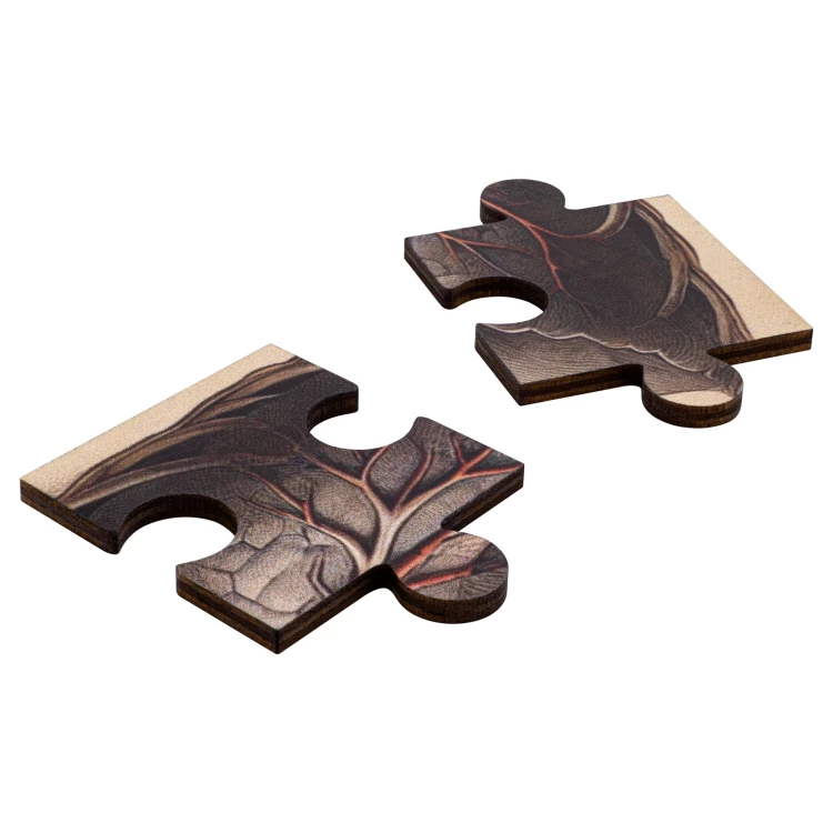 Wooden puzzle with any UV print - dimensions 289x206 mm - PZD007