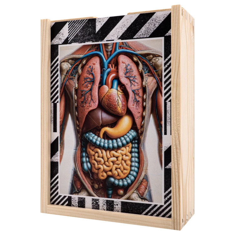 Wooden puzzle with any UV print - dimensions 289x206 mm - PZD007