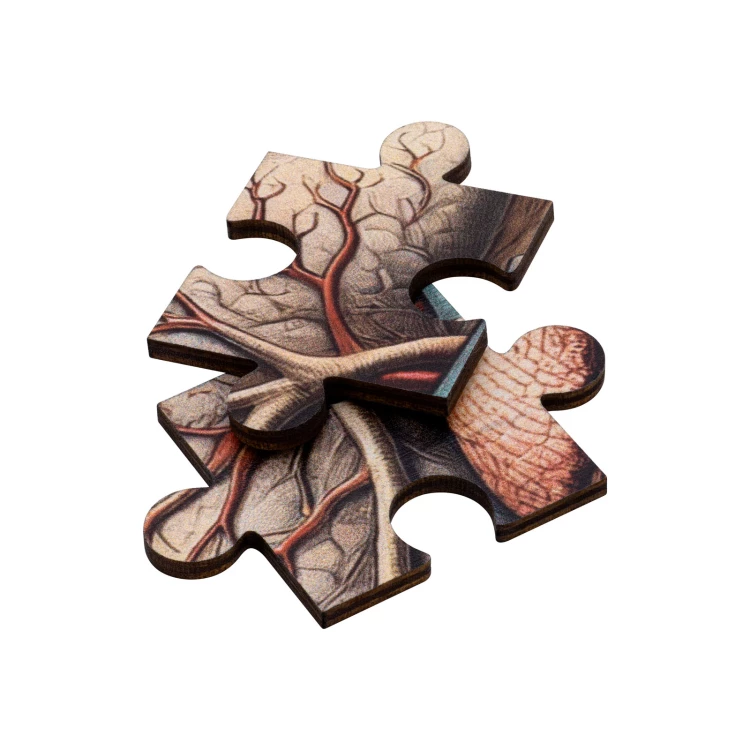 Wooden puzzle with any UV print - dimensions 289x206 mm - PZD006