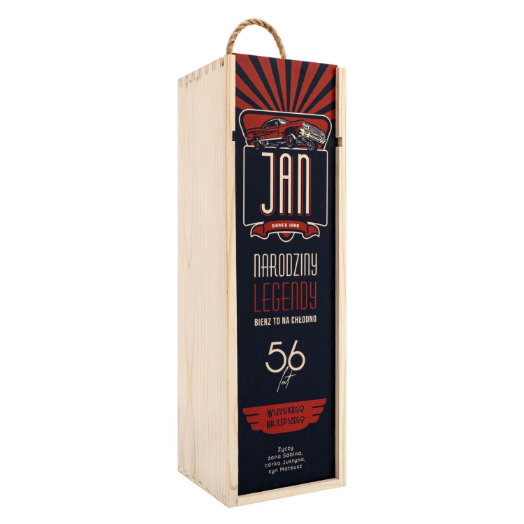 Birthday gift - wooden liquor box - SK110