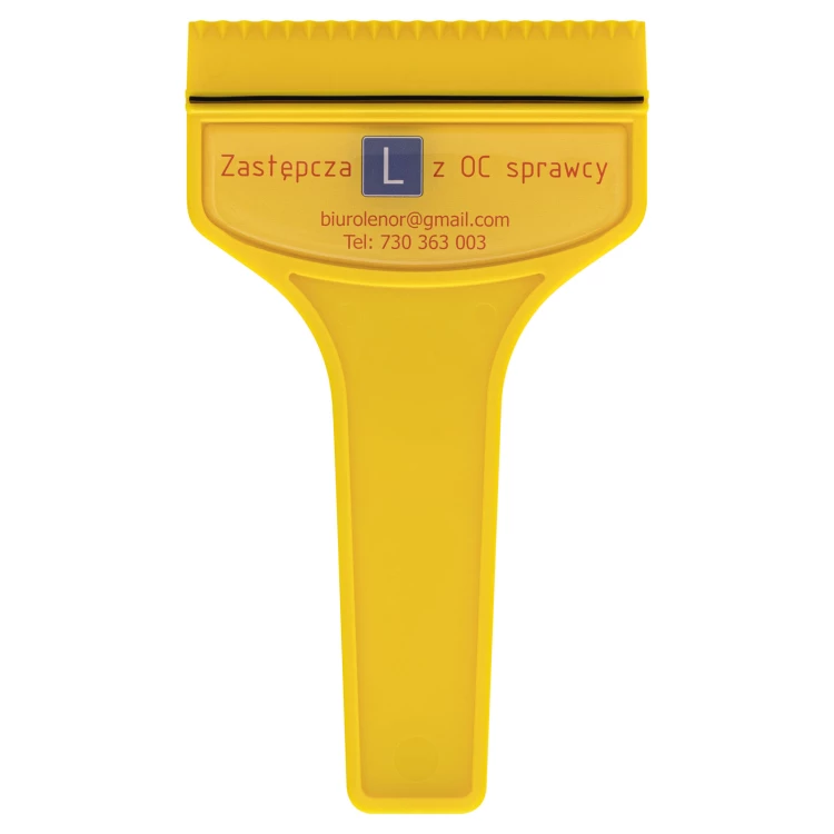 Window scraper with your logo - Dimension 100x175 mm - SDS004
