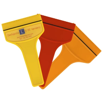 Window scraper with your logo - Dimension 100x175 mm - SDS004