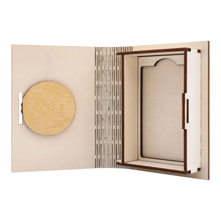 Wooden money box with your engraving - First Communion gift - SNP004