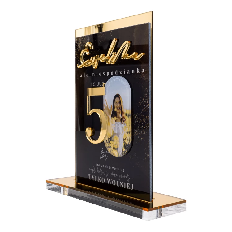 Statue with photo - birthday gift - height 23 cm - DTA148
