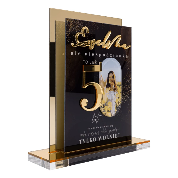 Statue with photo - birthday gift - height 23 cm - DTA148