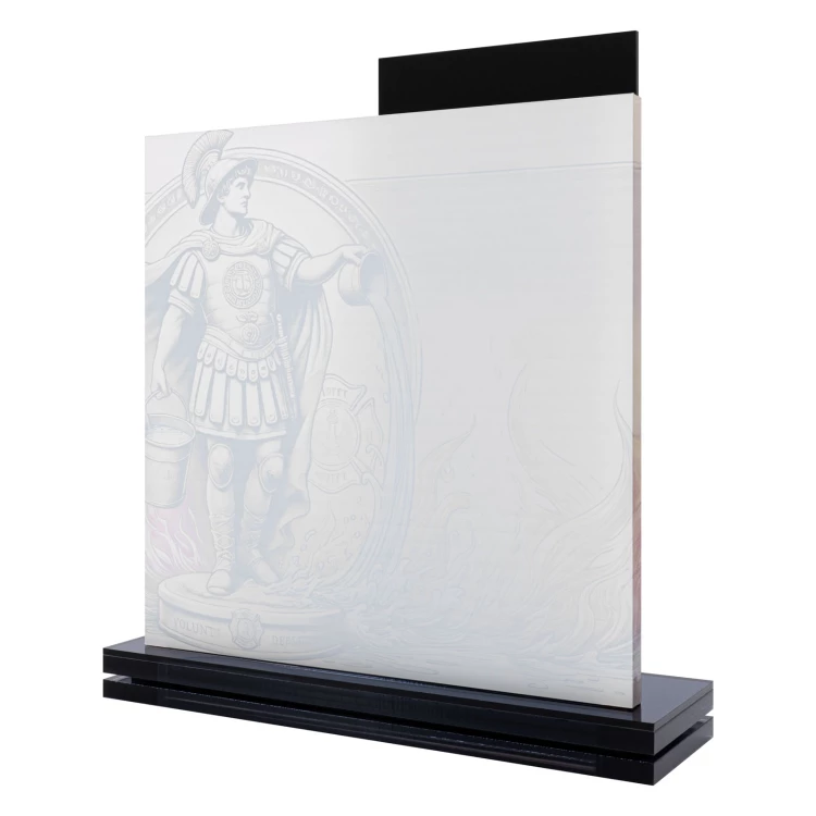 Award for TSO - UV-printed acrylic and brass statuette - height 274 mm - DTA152