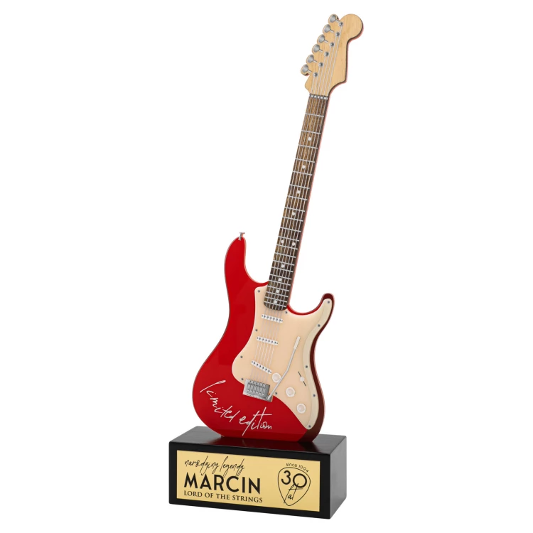 Music award - GUITAR - a gift for a musician - UV print - H 30 cm - DTA157