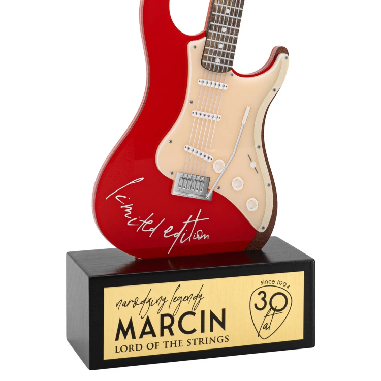 Music award - GUITAR - a gift for a musician - UV print - H 30 cm - DTA157