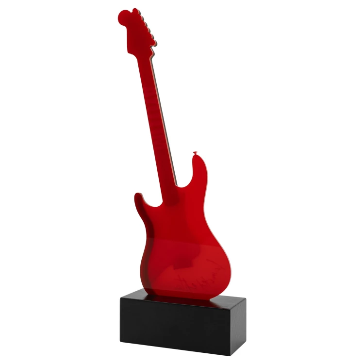 Music award - GUITAR - a gift for a musician - UV print - H 30 cm - DTA157