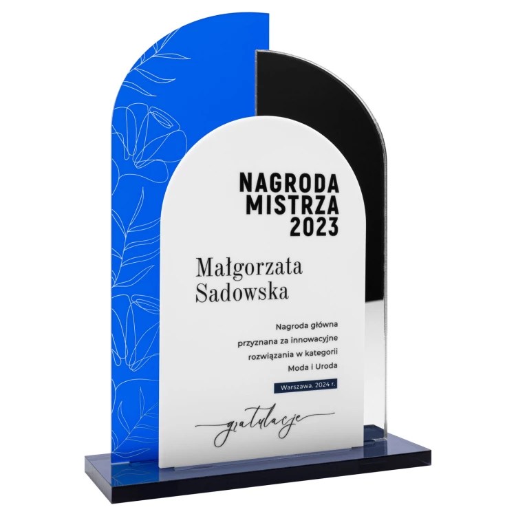 Acrylic statuette - master's award - H 23 cm - DTA159