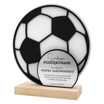 Sports statuette for a footballer - FOOTBALL - height 23.5 cm - DTA168