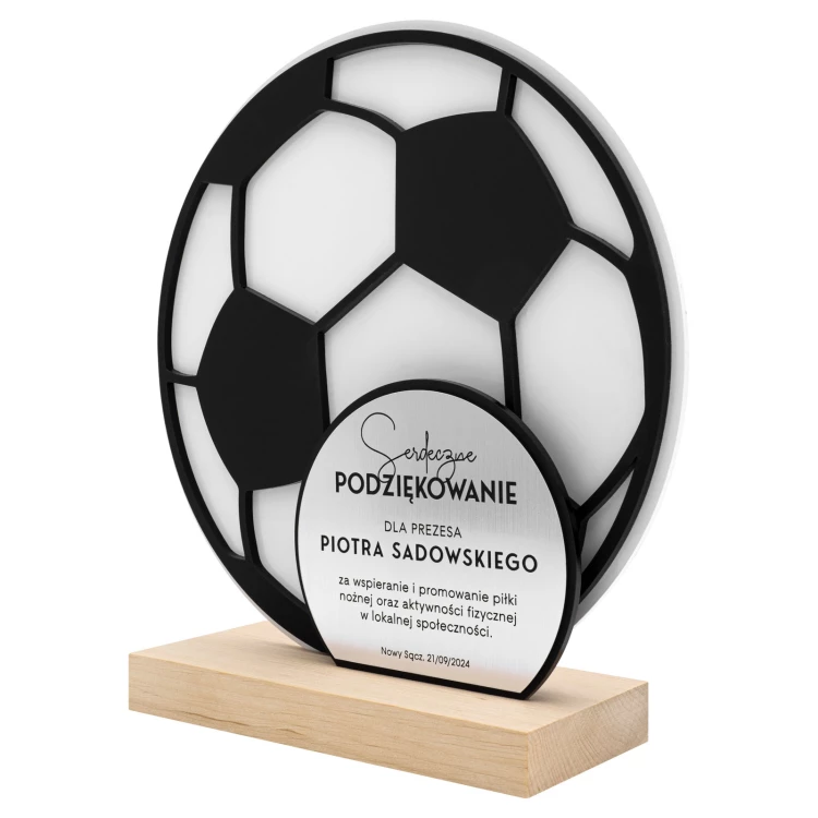 Sports statuette for a footballer - FOOTBALL - height 23.5 cm - DTA168