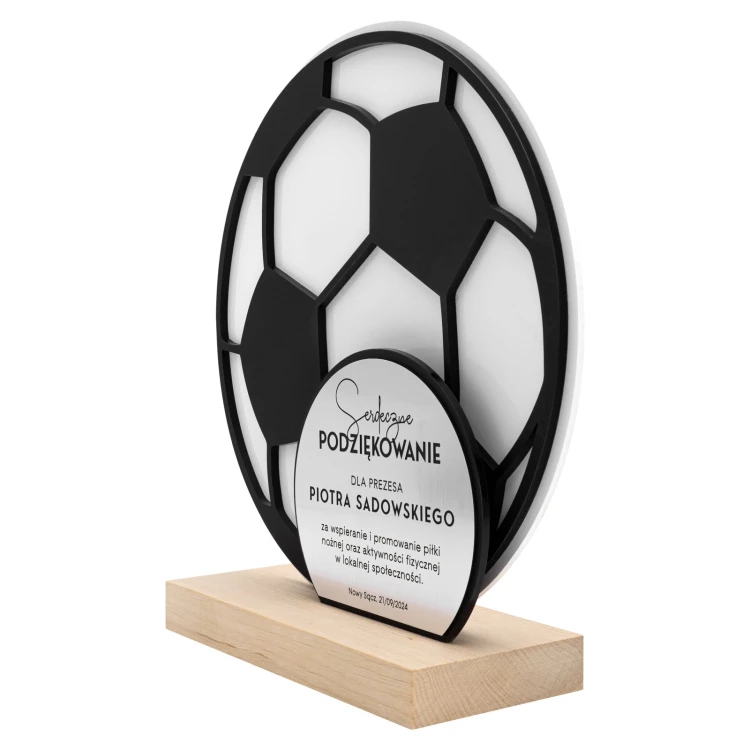 Sports statuette for a footballer - FOOTBALL - height 23.5 cm - DTA168
