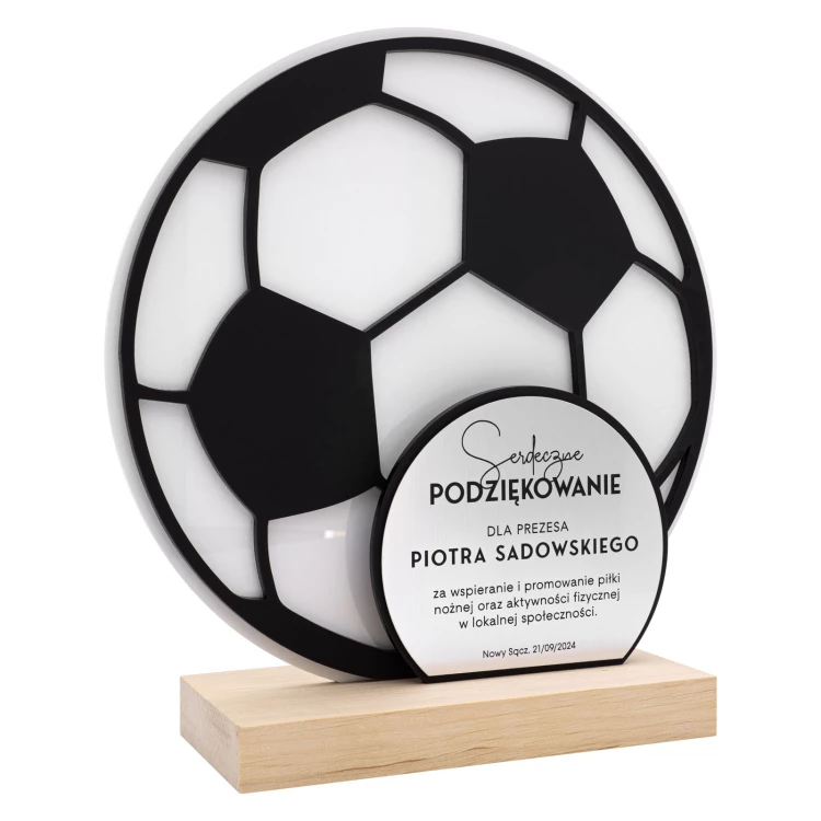 Sports statuette for a footballer - FOOTBALL - height 23.5 cm - DTA168
