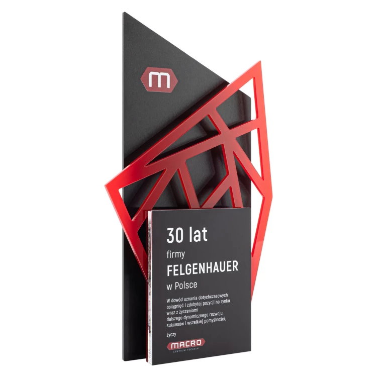 Business statuette with company logo - height 25 cm - DTA127
