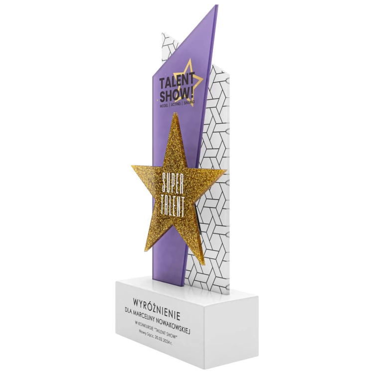 Statuette Star - award for exceptional achievement - H 23.7 cm - DTA156