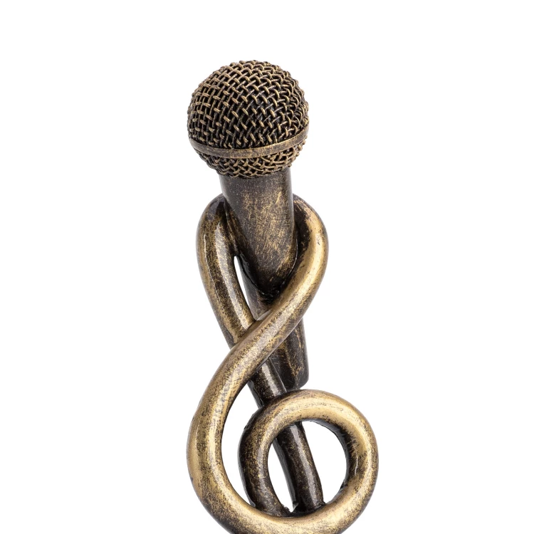 Soloist statuette - cast with engraving - height 25 cm - FOL071