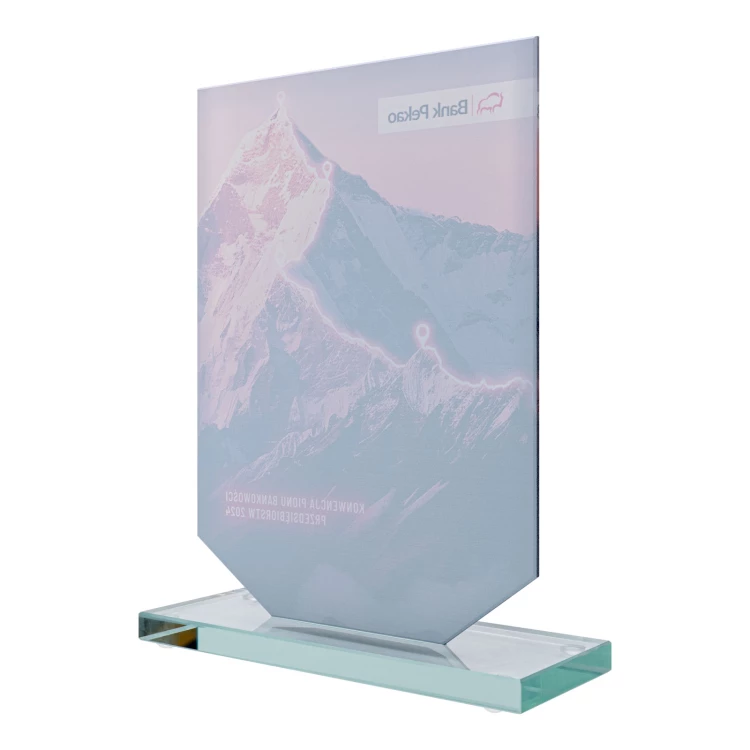 UV printed glass statuette - KING - size 20 cm - TSZ122