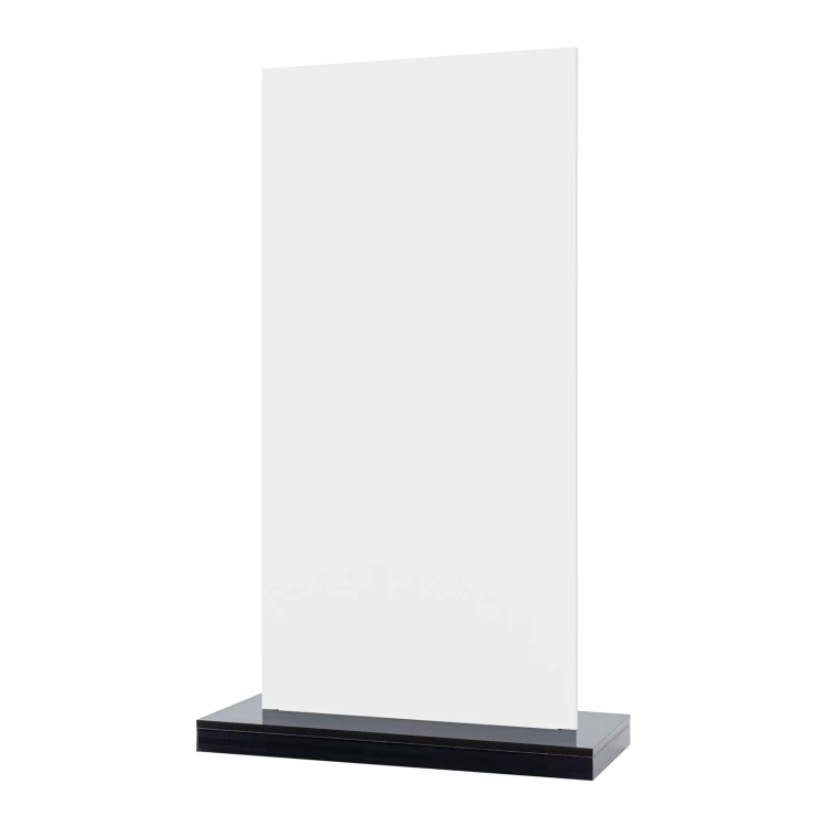 Information stand with QR codes and raised logo - dimensions 140x240mm - ST067