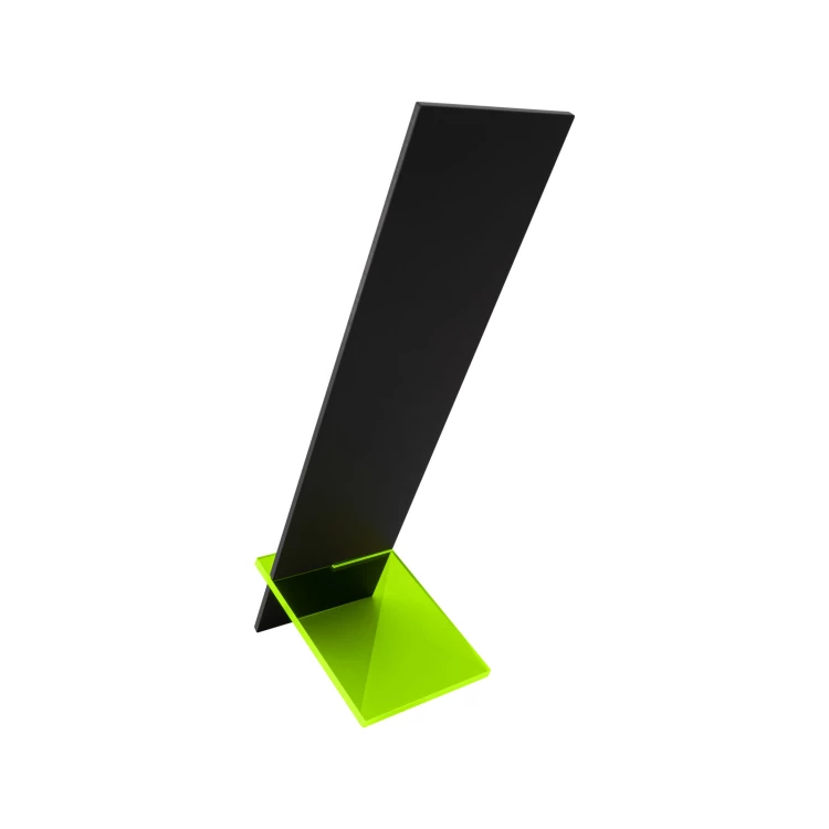 Reservation stand - acrylic black matt - dimensions 50x200mm - ST071