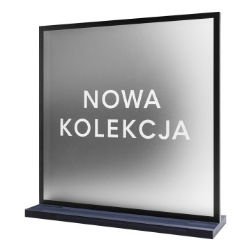 UV printed shop stand - frosted acrylic - height 20 cm - ST082