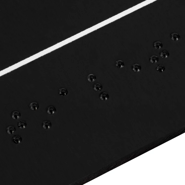 Braille sign - toilet - hard PVC - size 200x80 mm - TAB670