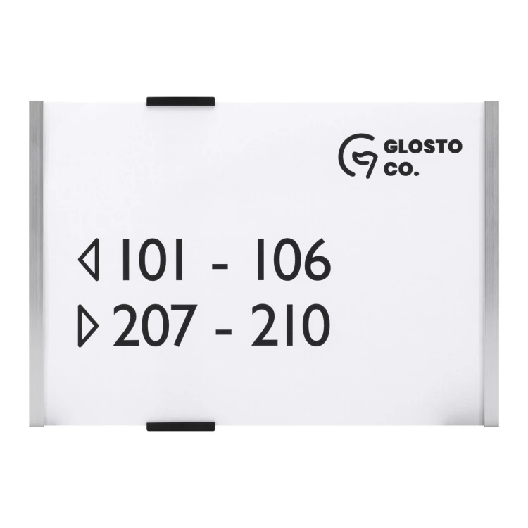 MIYOX door plaque - aluminium - dimensions 210x148mm - TAB653