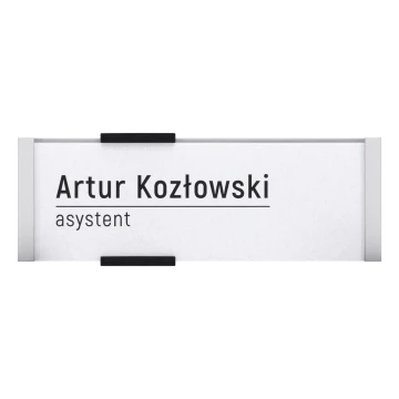 MIYOX door plaque - aluminium - dimensions 149x52mm - TAB648
