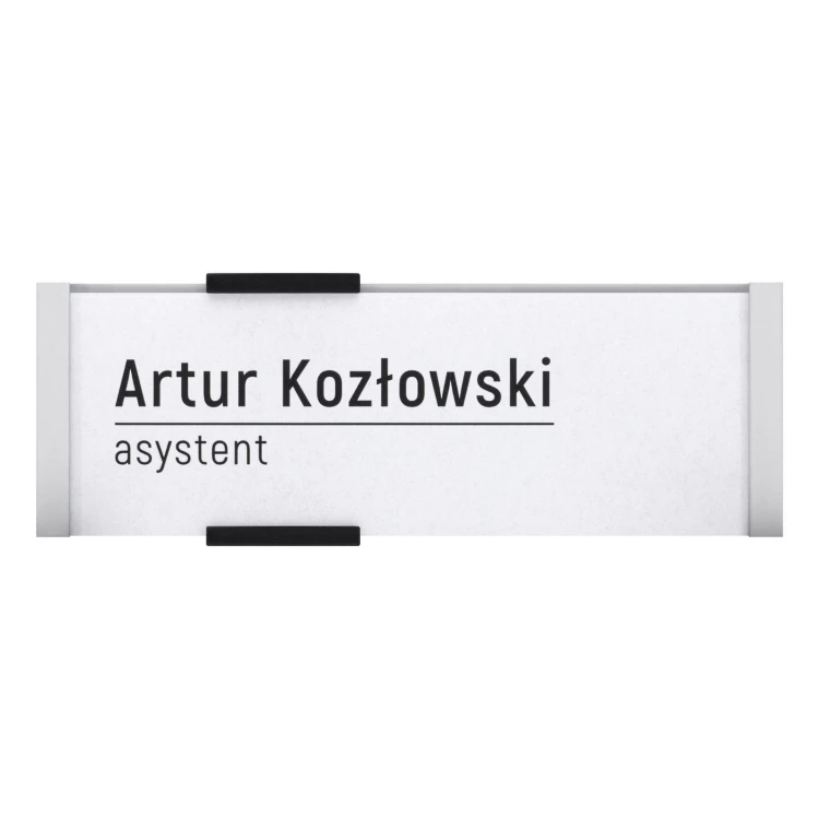MIYOX door plaque - aluminium - dimensions 149x52mm - TAB648