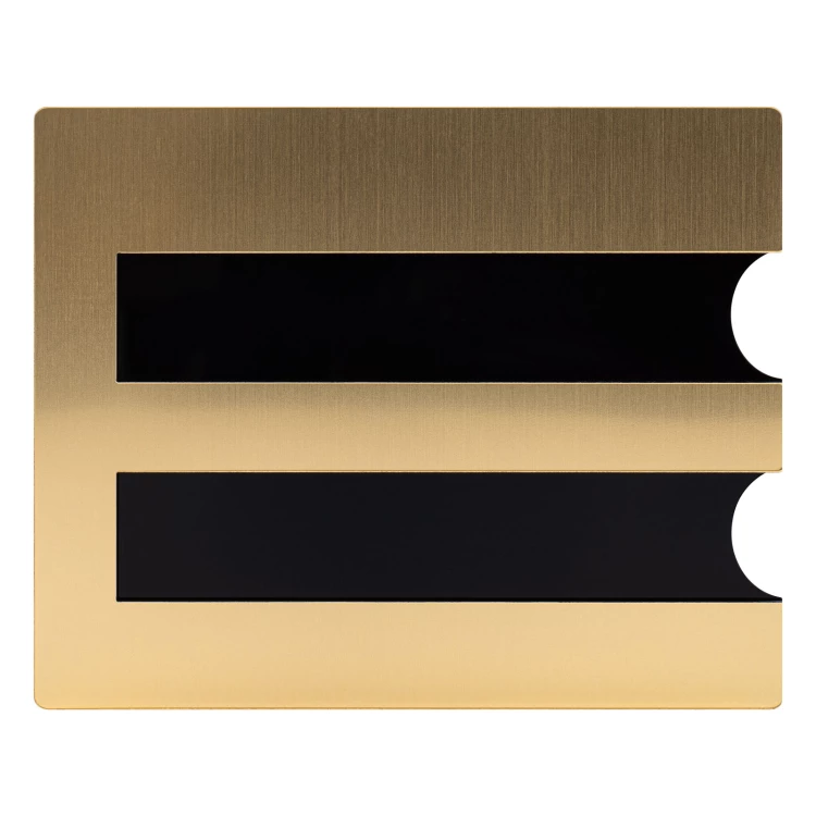 Plaque with exchangeable content - size 148x120 mm - TAB673