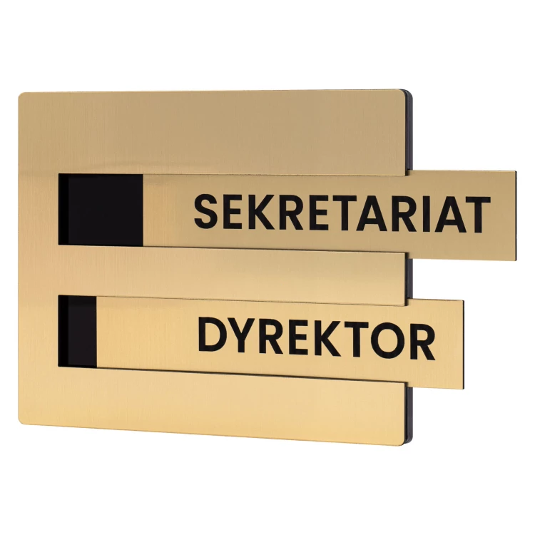 Plaque with exchangeable content - size 148x120 mm - TAB673